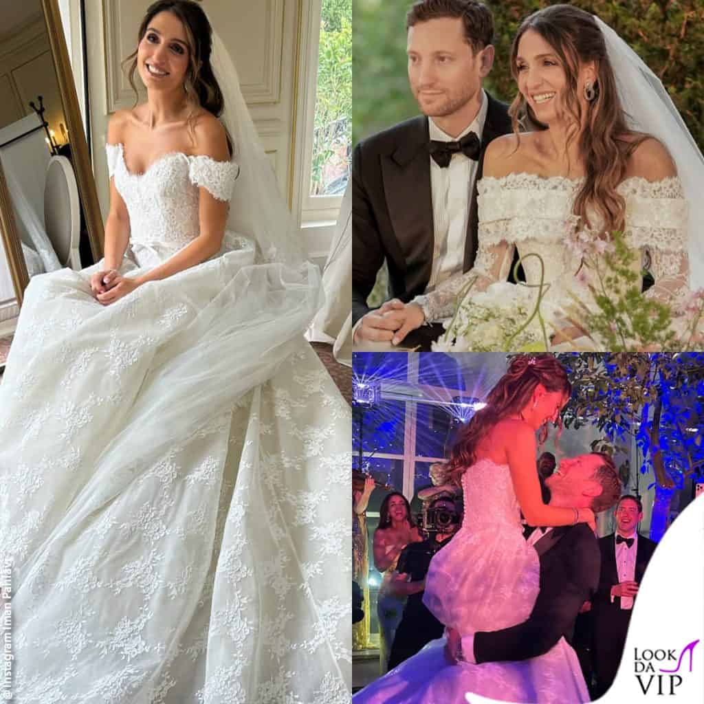 i dettagli del matrimonio di Iman Pahlavi con Bradley Sherman: l'abito da sposa Elie Saab è trasformista