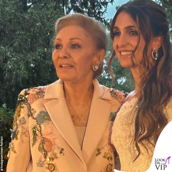 Iman con la nonna, Farah Diba 