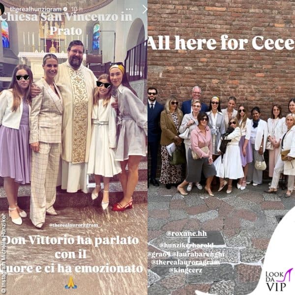 Foto di famiglia, con gli invitati più intimi