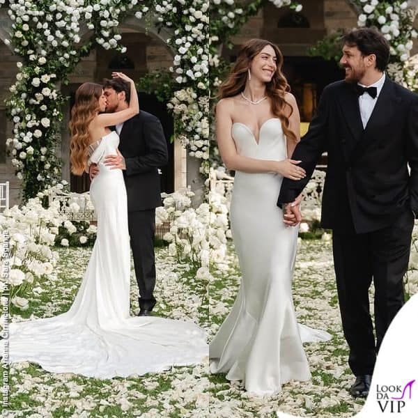 Andrea Cerioli e Arianna Cirrincione nel giorno delle nozze