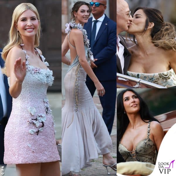 I look degli ospiti vip al pre-wedding party di lauren sanchez e Jeff Bezos a venezia