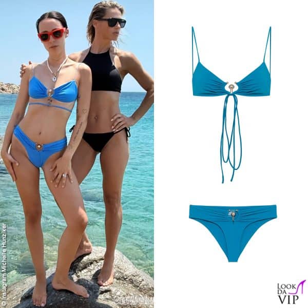mamma e figlia sugli scogli (bikini Christopher Esber per Aurora) 