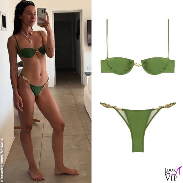 selfie allo specchio per Aurora, nel bikini Reina Olga 