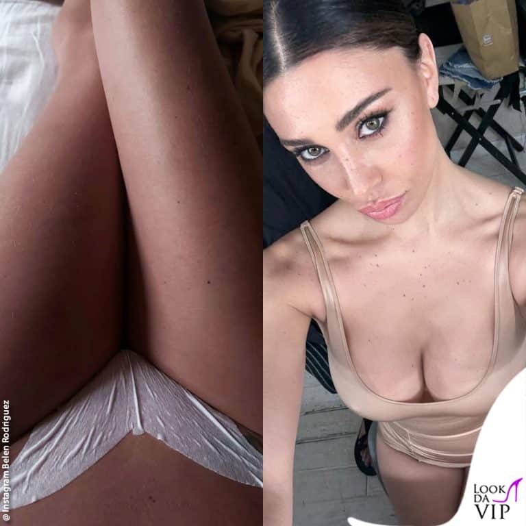 Belen Rodriguez lancia la maschera intima del suo brand Rebeya
