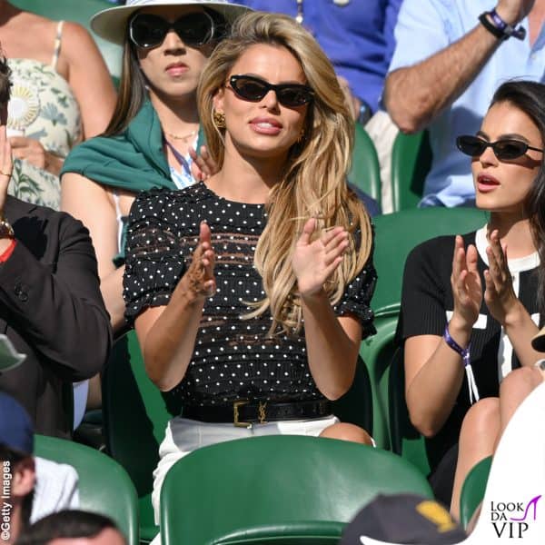 sugli spalti di Wimbledon 