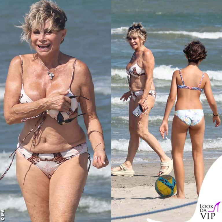 Carmen Russo bikini District Margherita Mazzei Maria Turchi Milano Marittima