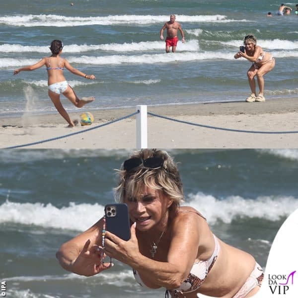 Carmen Russo con la figlia Maria 