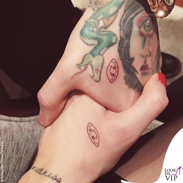 il raviolo che Chiara Ferragni e Fedez si sono fatti tatuare al tempo del loro amore 