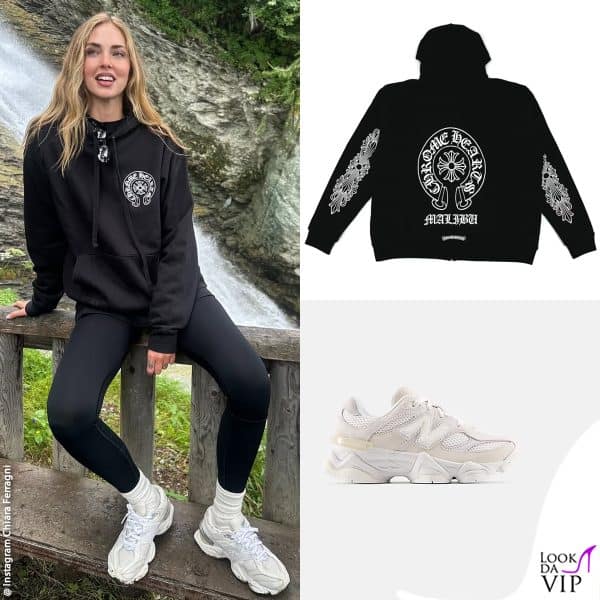 felpa The Attico, sneakers New Balance 