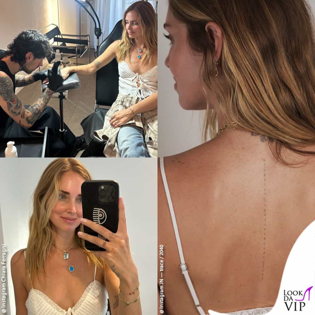 il nuovo tatuaggio sulla mano di Chiara Ferragni