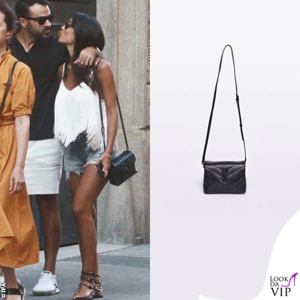 Federica Calemme sfoggia una borsa di lusso: è la LouLou Toy di Saint Laurent