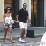 Federica Calemme Gianmaria Antinolfi shopping Milano borsa YSL sandali Valentino 9 attraversano
