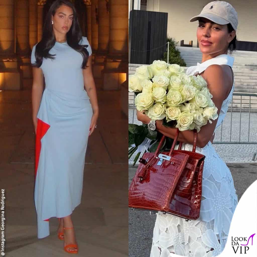 I look di Georgina Rodriguez per la preghiera in chiesa