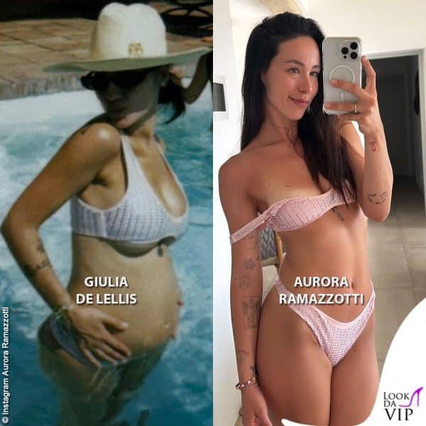 Giulia De Lellis e Aurora Ramazzotti in bikini Venuja 