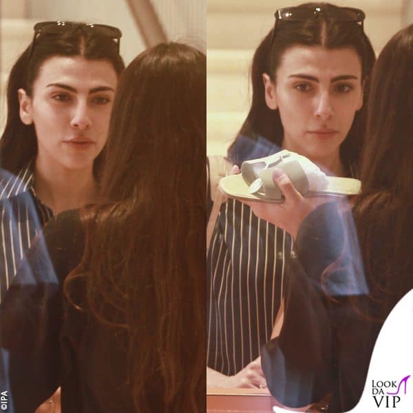 Giulia Salemi fa shopping da Hermès a Milano 
