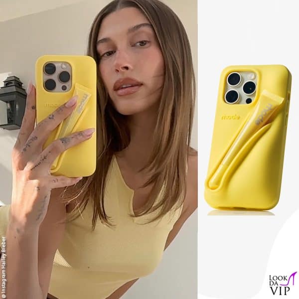 la phone case porta-gloss della capsule "Lemontini" di Rhode 
