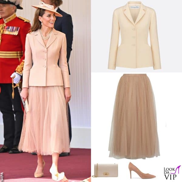 outfit Dior, borsa Mulberry, cappello Jess Collett, pump Gianvito Rossi 