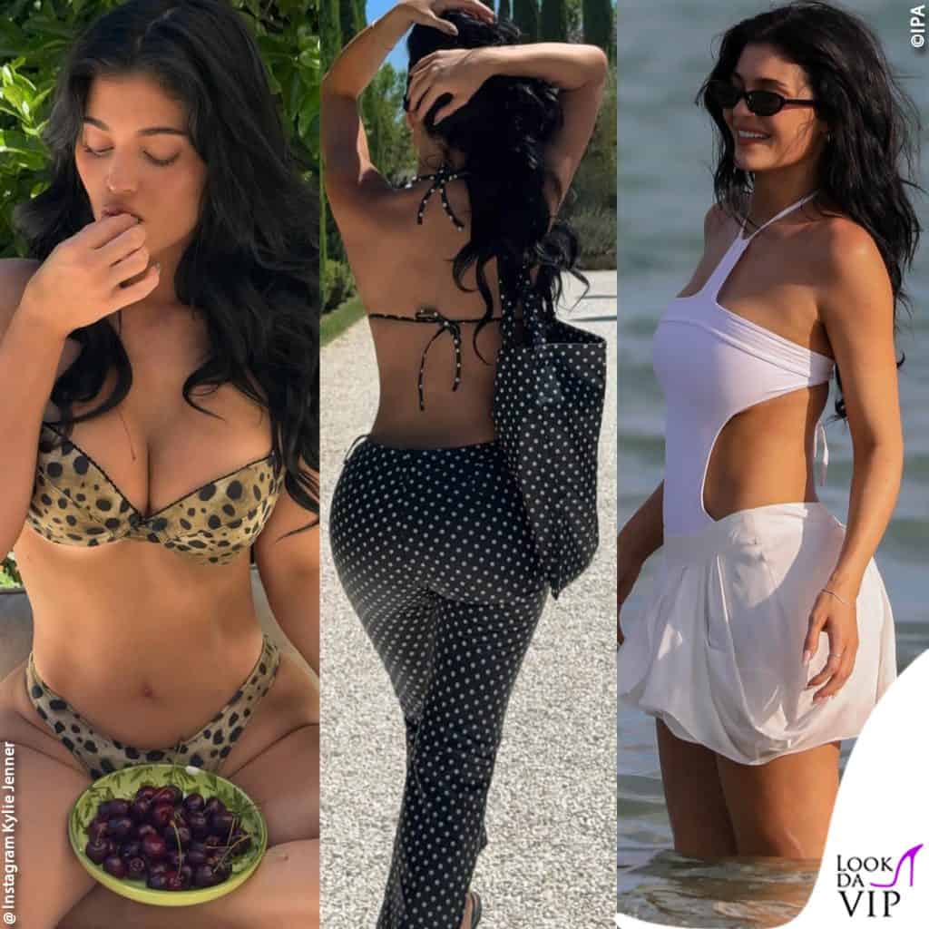 I look firmati di Kylie Jenner per le vacanze tra Italia e Francia