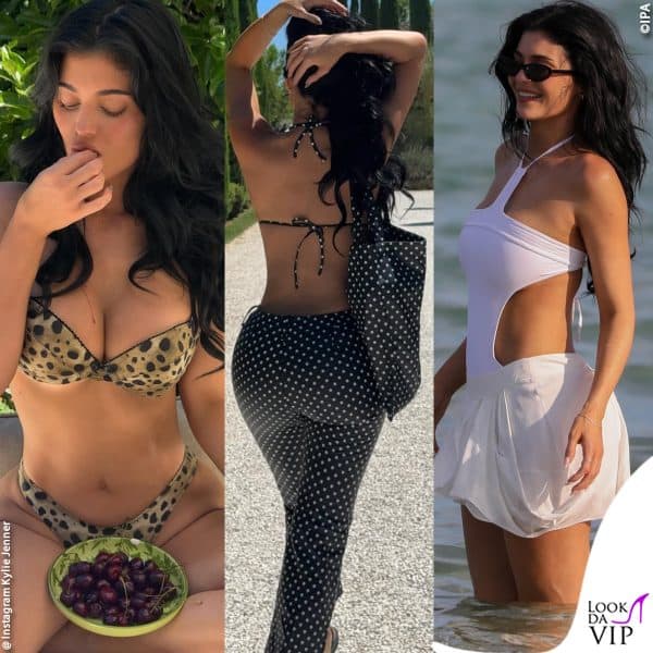 I look firmati di Kylie Jenner per le vacanze tra Italia e Francia