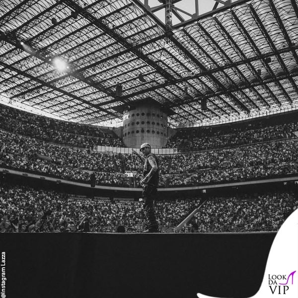 Lazza in concerto a San Siro