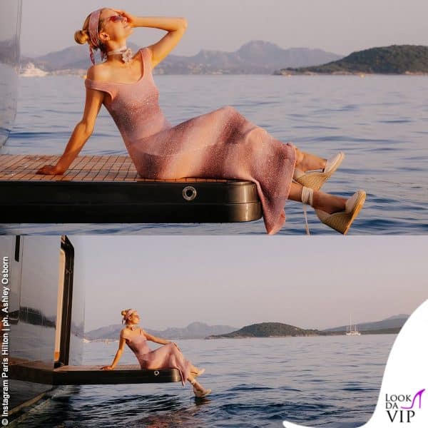 L'ereditiera si è fatta fotografare a bordo dello yacht