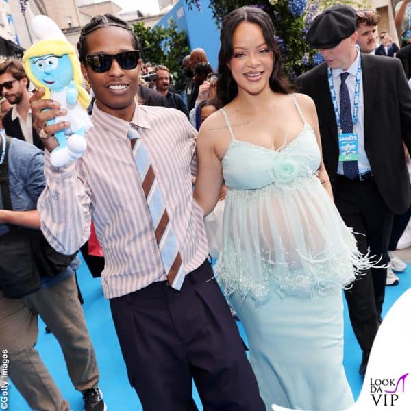 con le c'era il compagno Asap Rocky 