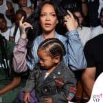 rihanna a parigi per la fashion week uomo
