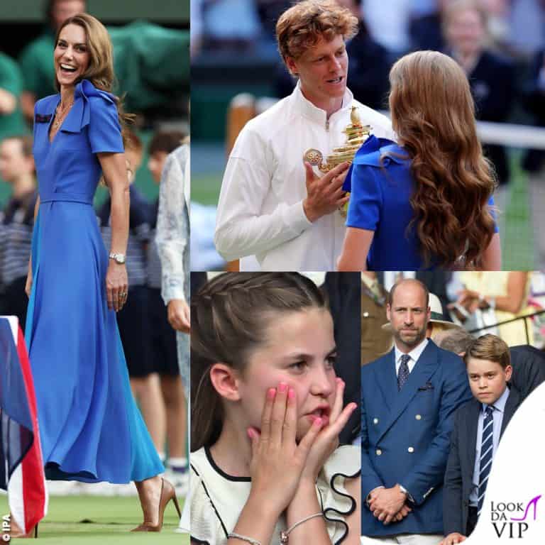 Wimbledon 2025 Kate Middleton Jannik Sinner William George Charlotte