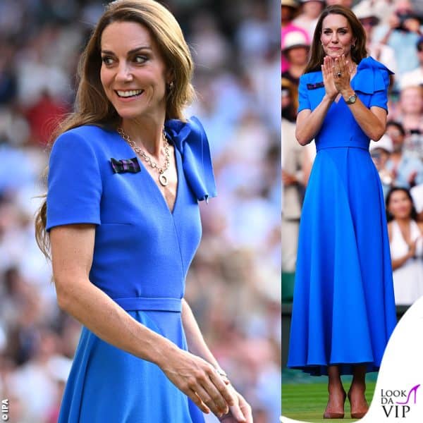 Kate Middleton ha indossato un abito Roksanda e pump Ralph Lauren 