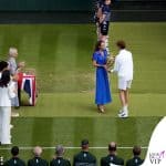Wimbledon 2025 Kate Middleton abito Roksanda cappello LK Bennet pump Ralph Lauren 6 Jannik Sinner
