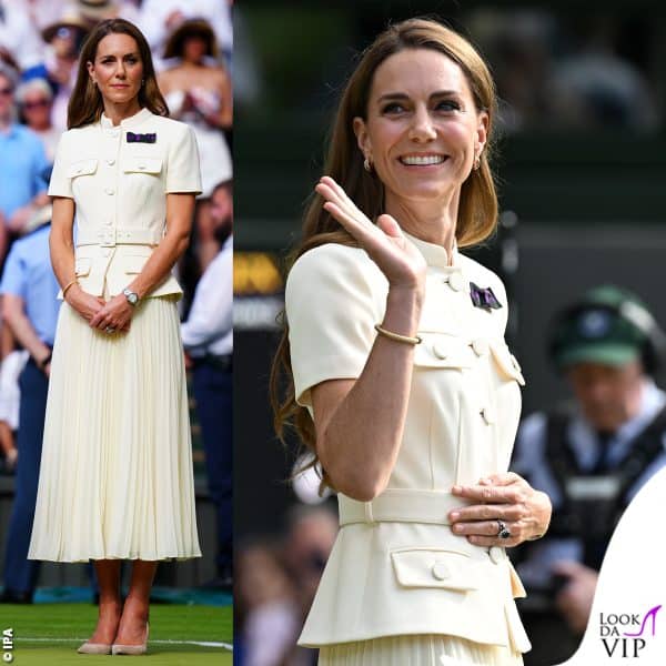 Kate Middleton  alla finale femminile di Wimbledon 2025 