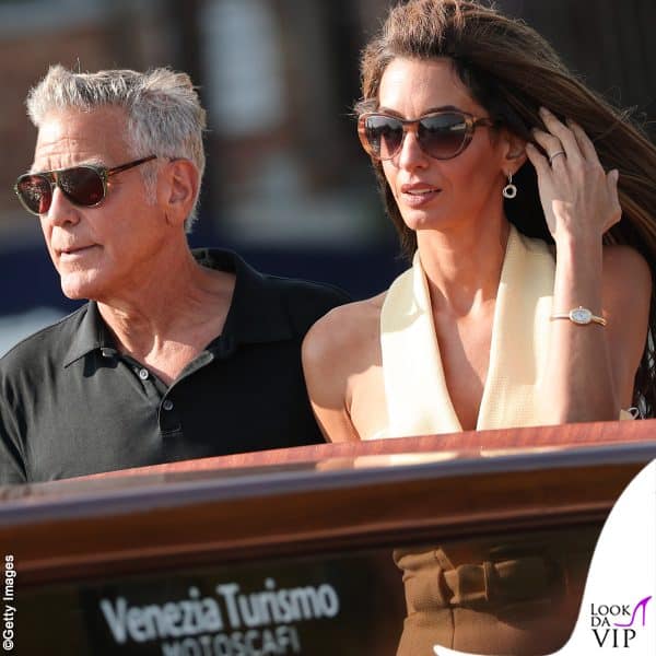 accessori eleganti per Amal Clooney 