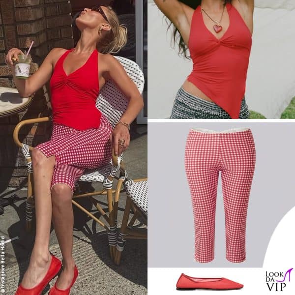 top Princess Polly, pantaloni Jaded London, ballerine Dear Frances 