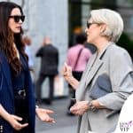 Il Diavolo Veste Prada 2 Meryl Streep Miranda Priestly giacca gonna SaSuPhi occhiali Jimmy Choo borsa Pinel Pinel orologio Cartier 3 Andy