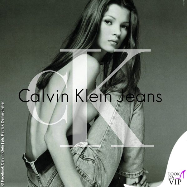 Kate Moss fotografata da Patrick Demarchelier nel 1992 per Calvin Klein  