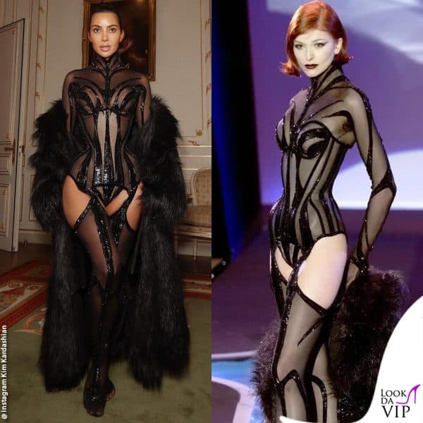 l'outfit risale alla collezione Autunno-Inverno 1998 della maison 