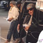Rihanna foulard occhiali Valentino
