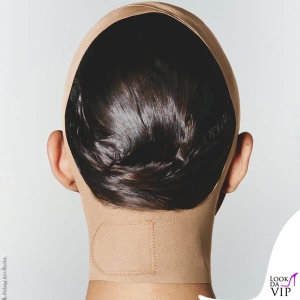il retro della maschera per il viso