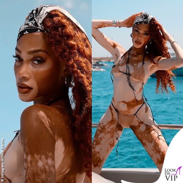I foulard di Winnie Harlow è Louis Vuitton