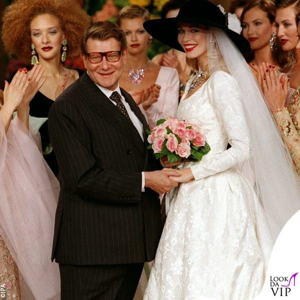 nel 1996 con Yves Saint Laurent 
