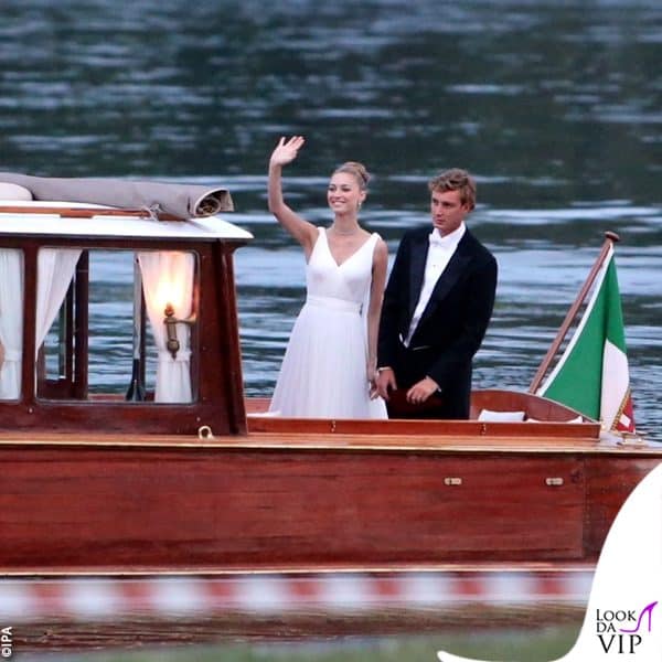Beatrice Borromeo e Pierre Carisaghi sul lago Maggiore nel 2015 