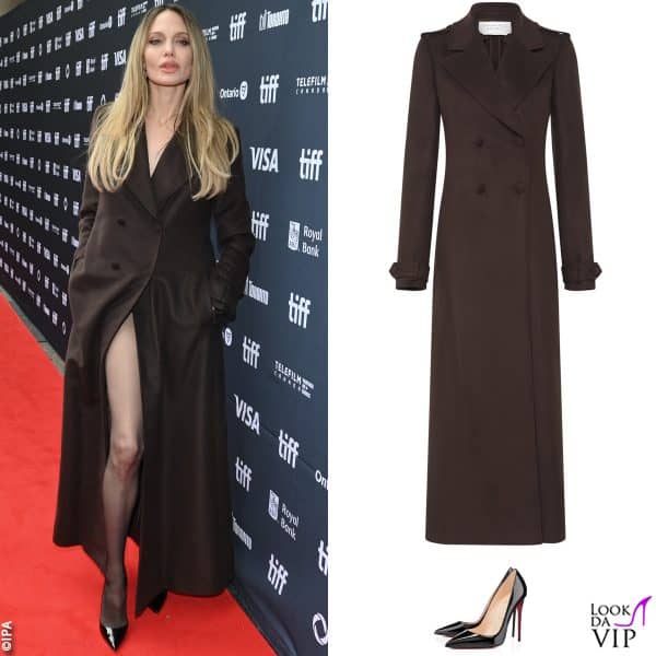 coat dress Gabriela Hearst, pump Christian Louboutin 