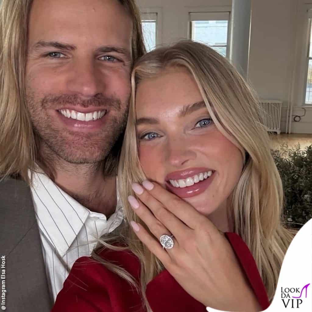 Elsa Hosk e Tom Daly si sposano: l'anello di fidanzamento è firmato Tiffany & Co.