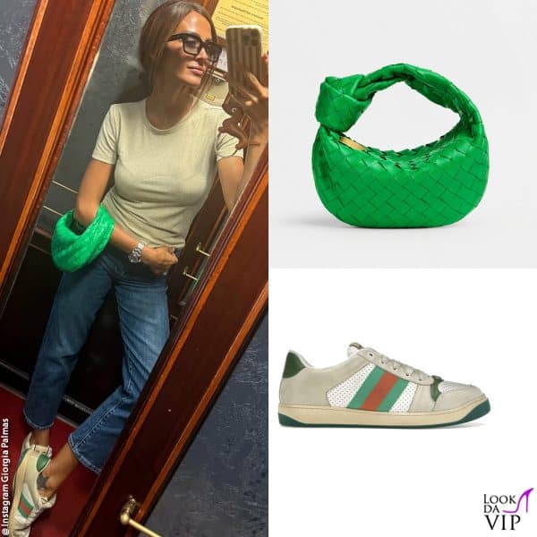 borsa Bottega Veneta, sneakers Gucci 