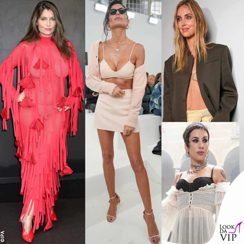 I look delle vip in prima fila alla milano fashion week