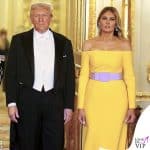 I look di melania trump durante la visita di stato a londra