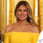 I look di melania trump durante la visita di stato a londra