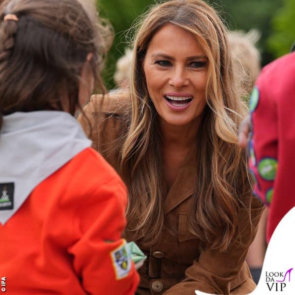 Melania è entusiasta 