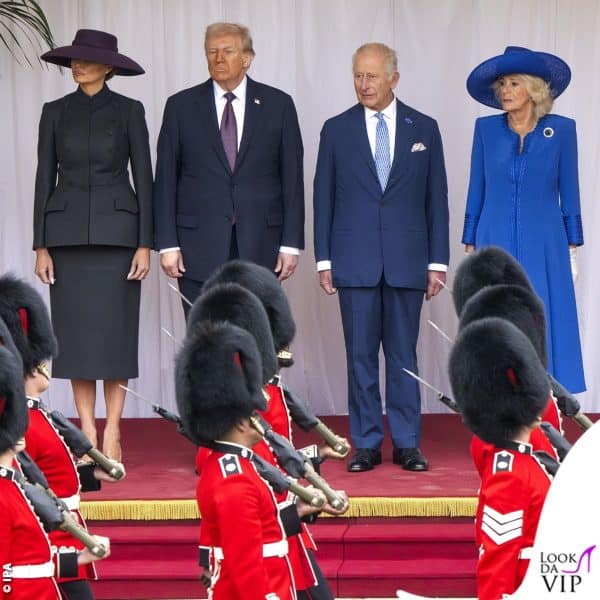 I Trump a Windsor accolti da Carlo e Camilla 