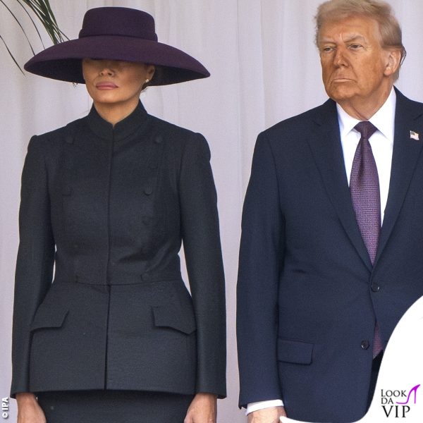 Donald e Melania Trump in posa 